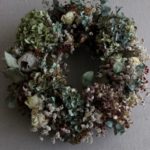 ドライフラワーリース 直径70㎝ ¥30,000~